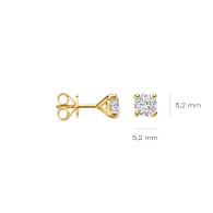 www.juwelennevejan.be Blush Lab Diamonds Oorknoppen LG7003Y_size